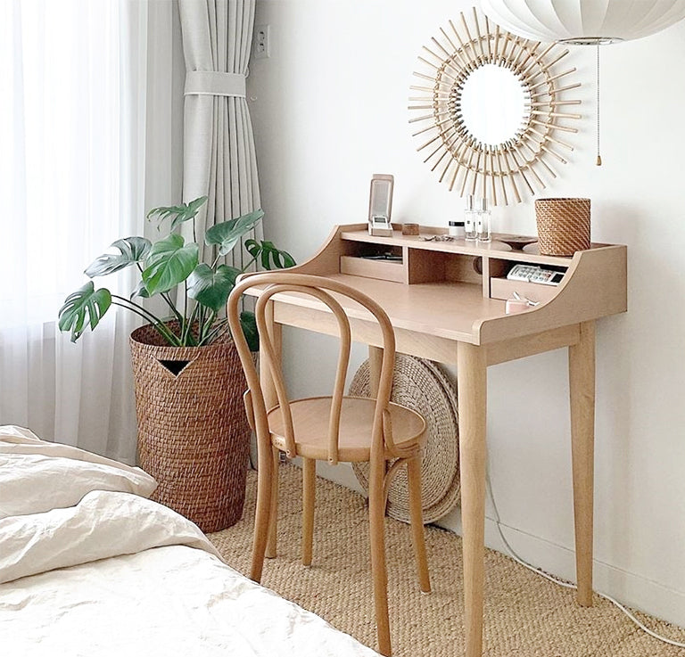 VINART 引き出し付きナチュラルデスク