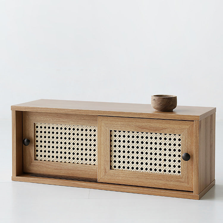 BENTAN ラタンミニ卓上収納|2ドア