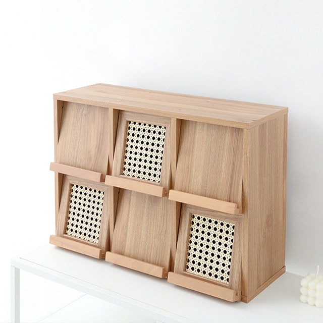 BENTAN ラタン収納|6扉横型