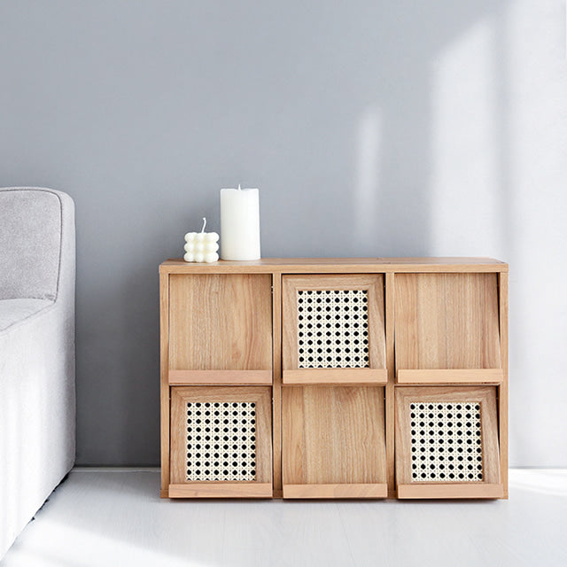 BENTAN ラタン収納|6扉横型