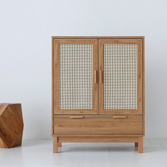 BENTAN ラタンドア引出し付き収納チェスト|90113