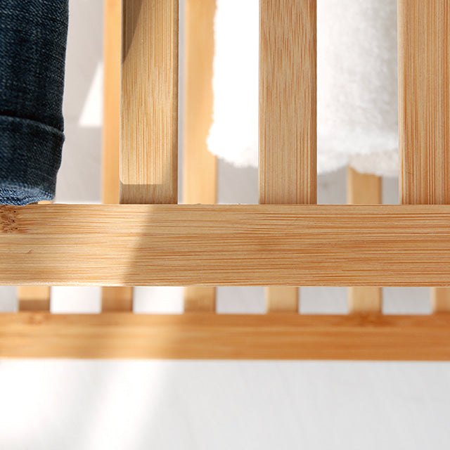 JAWAL 2段棚付ハンガーラック