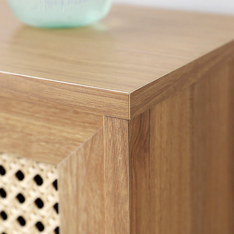 BENTAN ラタンミニ卓上収納|2ドア