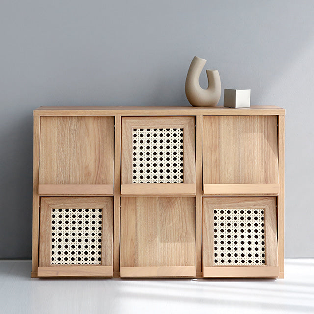 BENTAN ラタン収納|6扉横型