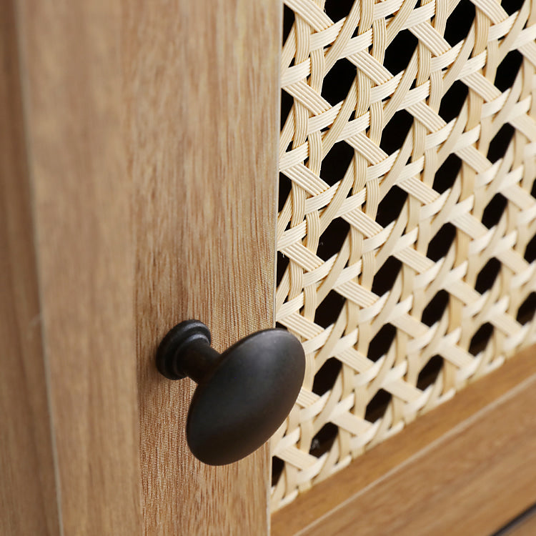 BENTAN ラタンミニ卓上収納|2ドア