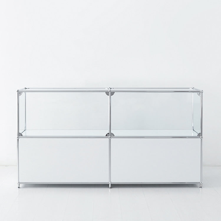 SIMPLIE ガラスモジュール収納シェルフ 2x2|MD067