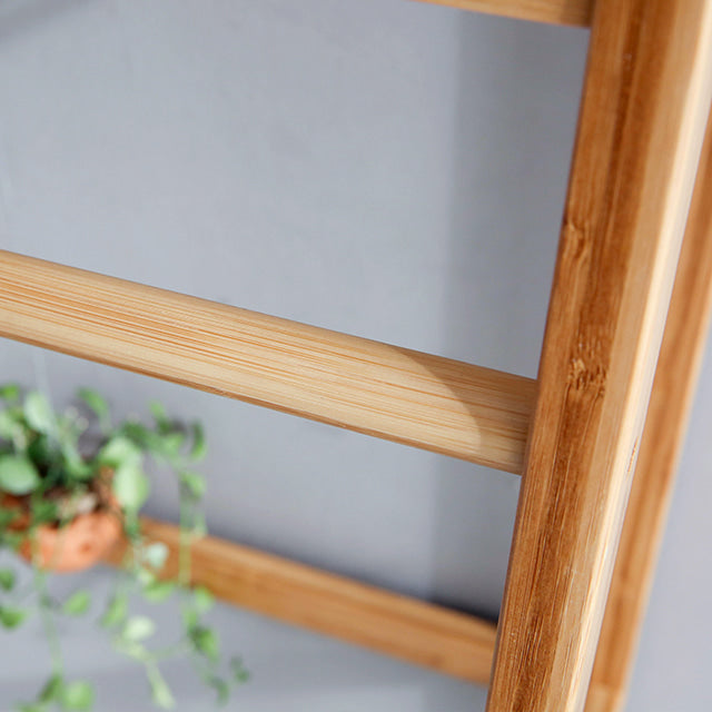 JAWAL 2段棚付ハンガーラック(はしご型)|70140