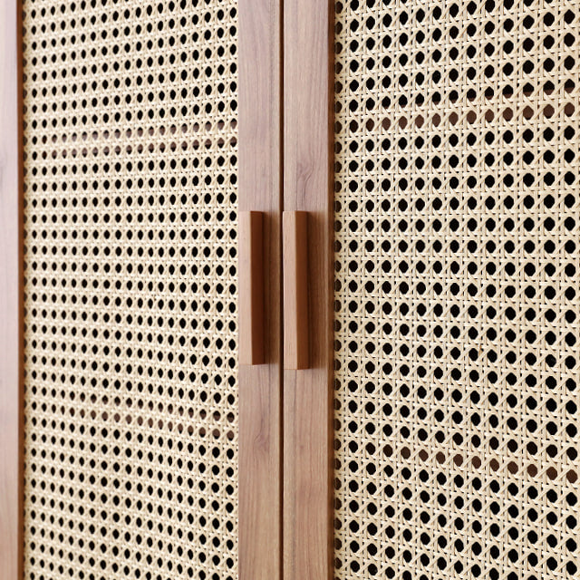 BENTAN ラタンドア引出し付き収納チェスト|90113