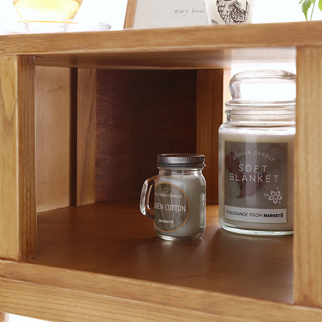 CESBON 収納付きラタンサイドテーブル|6043