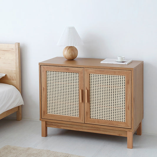 BENTAN 2ドア ラタンドア収納キャビネット|9073