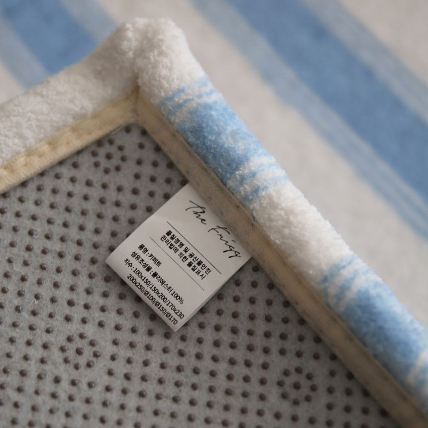 ブルーストライプマット|50x70