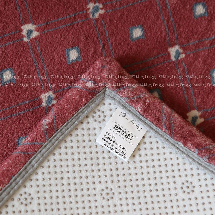 アバレッドラグ|洗えるラグ