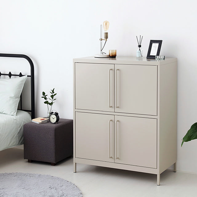 PIDOR スチールキャビネット2段|9131110