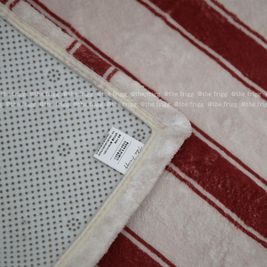 レッドクロケットラグ|3SIZE