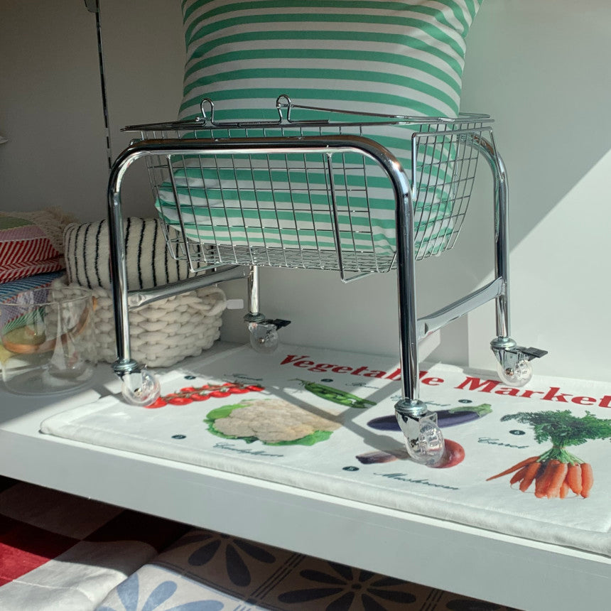 モリーストライプマイクロファイバークッションカバー