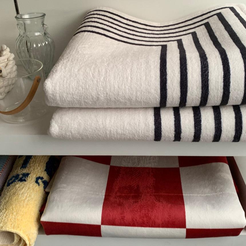 ラインストライプラグ|洗えるラグ