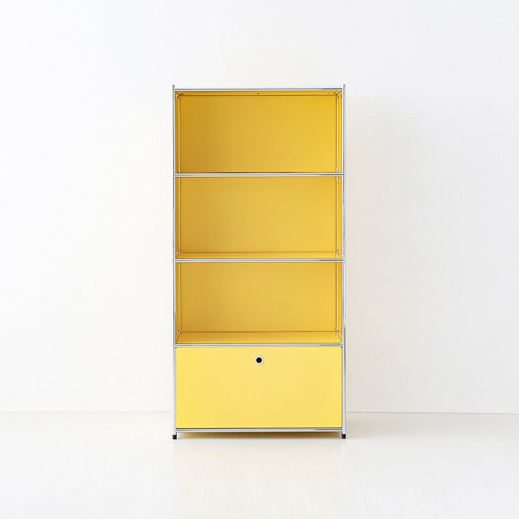 SIMPLIE モジュール4段収納ラック|1ドア|BC638