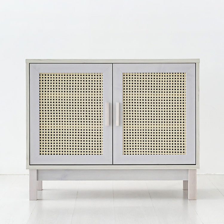 BENTAN 2ドア ラタンドア収納キャビネット|9073