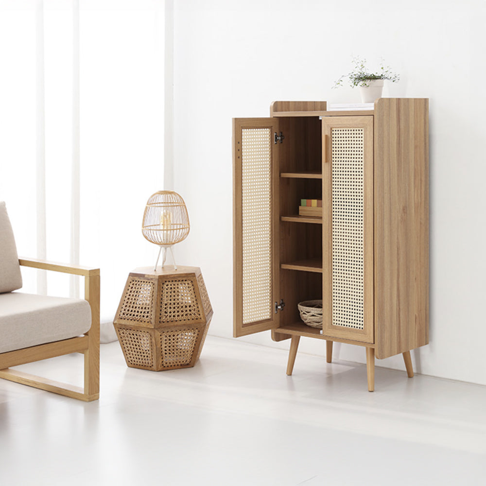 BENTAN ラタンドアハイキャビネット