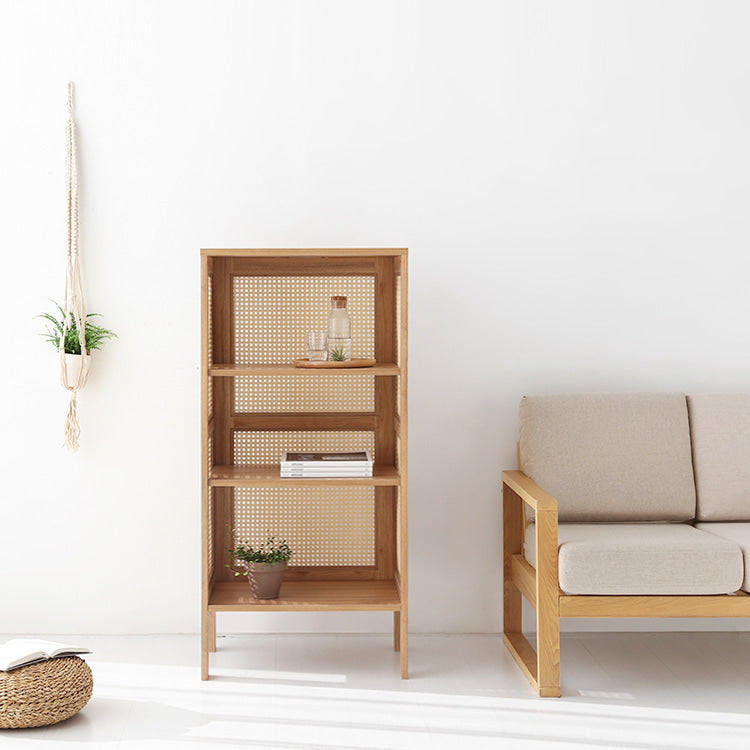 BENTAN オープン型ラタンシェルフ|4段