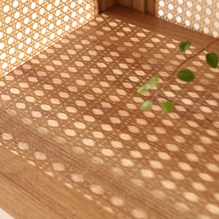 BENTAN オープン型ラタンシェルフ|4段