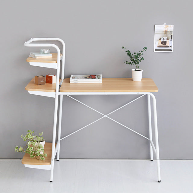 OLLSON 収納付きデスク|H型