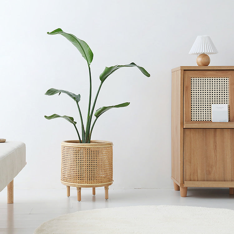 PASAR ハンドメイドラタンボックス|プランターカバー