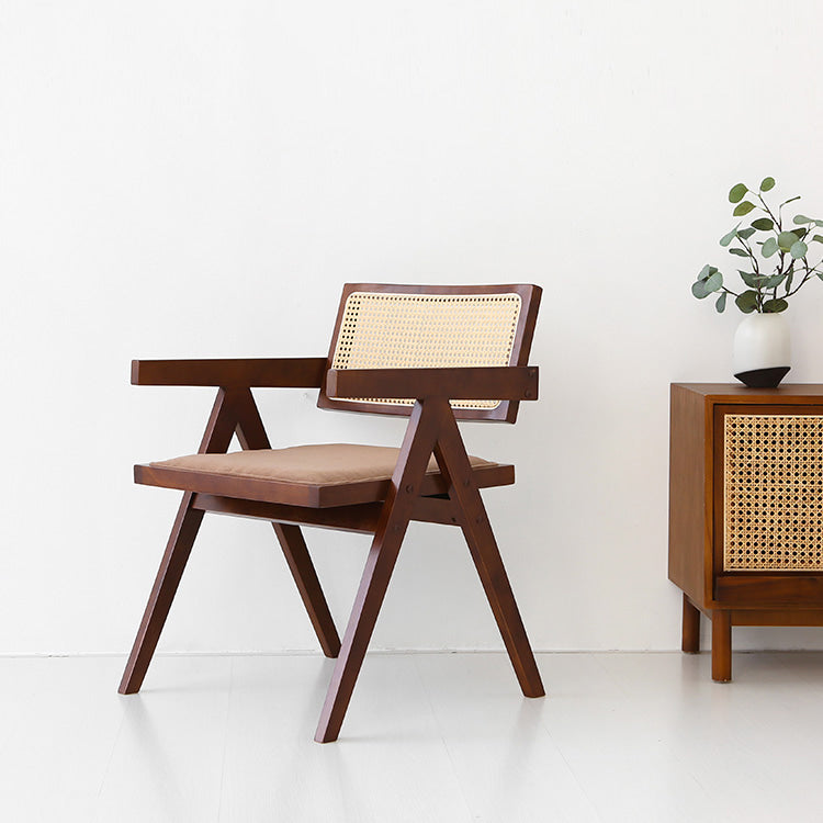 POLIM ラタンアームチェア|ブラウンフレーム
