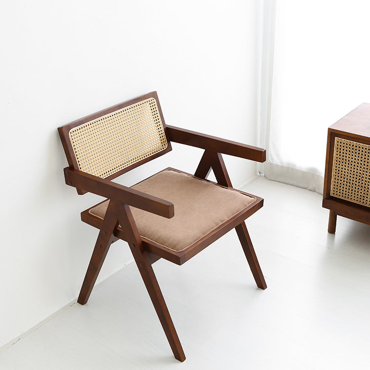 POLIM ラタンアームチェア|ブラウンフレーム