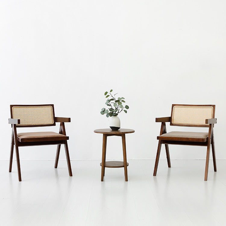 POLIM ラタンアームチェア|ブラウンフレーム