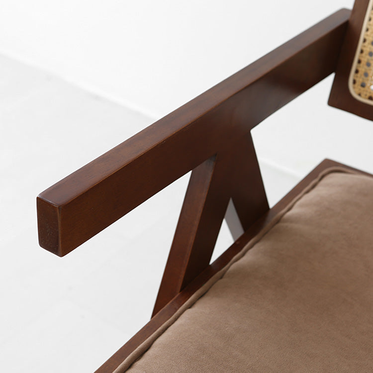 POLIM ラタンアームチェア|ブラウンフレーム