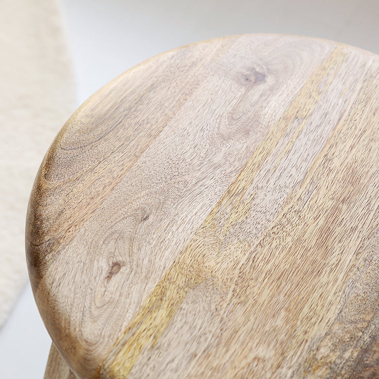 BEN マンゴーウッドスツール|H455