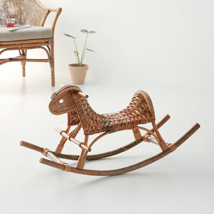 PASAR ラタン製木馬オブジェ|ラタン雑貨