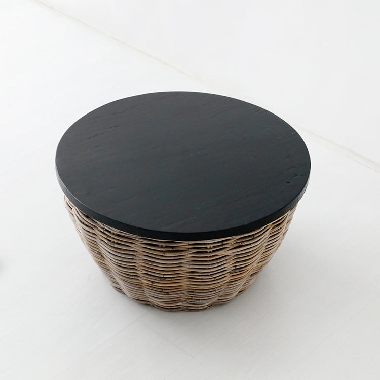 PASAR 収納型ラタンリビングテーブル