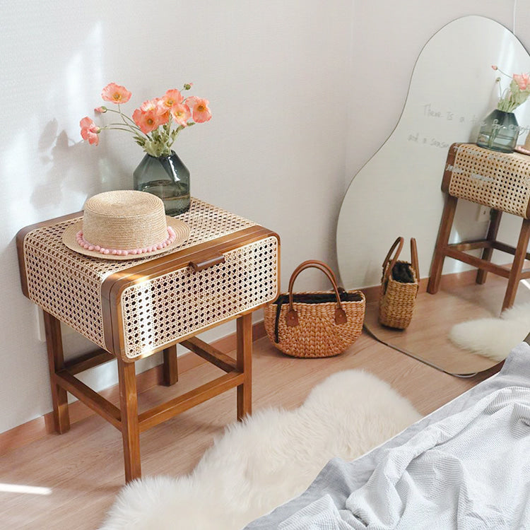 CESBON 引き出し付きラタンチェスト|4843