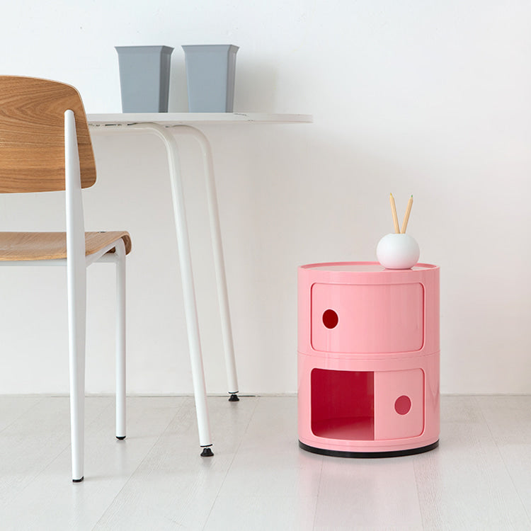 BINGEURI スライド式収納棚2段|収納付きサイドテーブル
