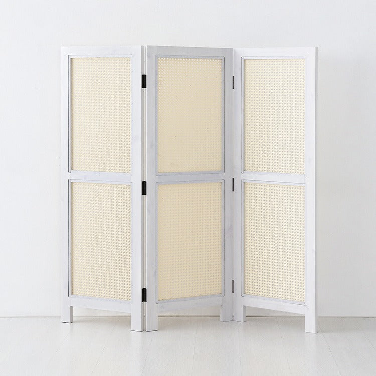BENTAN ラタンデザインパーテーション|3連