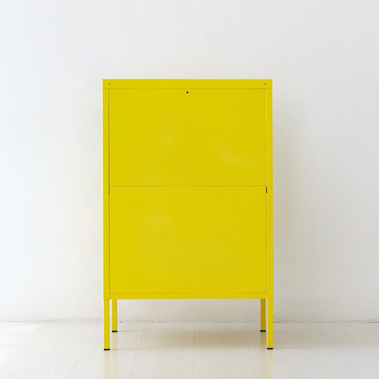 MKB スチールキャビネット 縦型2段(鍵付き)|600950