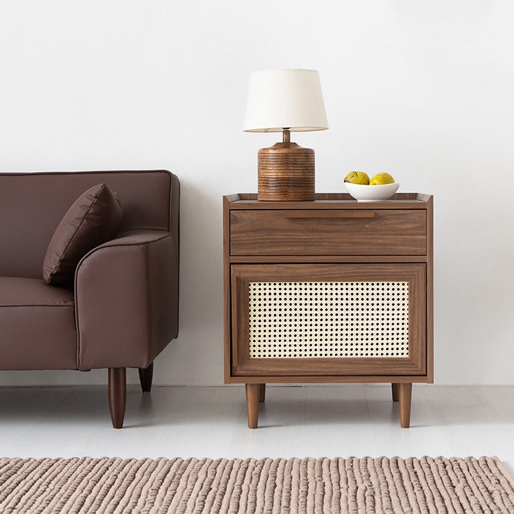 BENTAN 引き出し付きサイドコンソール収納棚