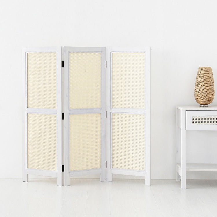 BENTAN ラタンデザインパーテーション|3連