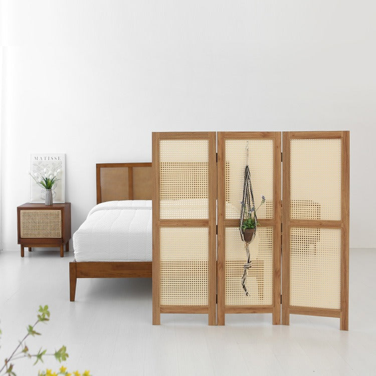 BENTAN ラタンデザインパーテーション|3連