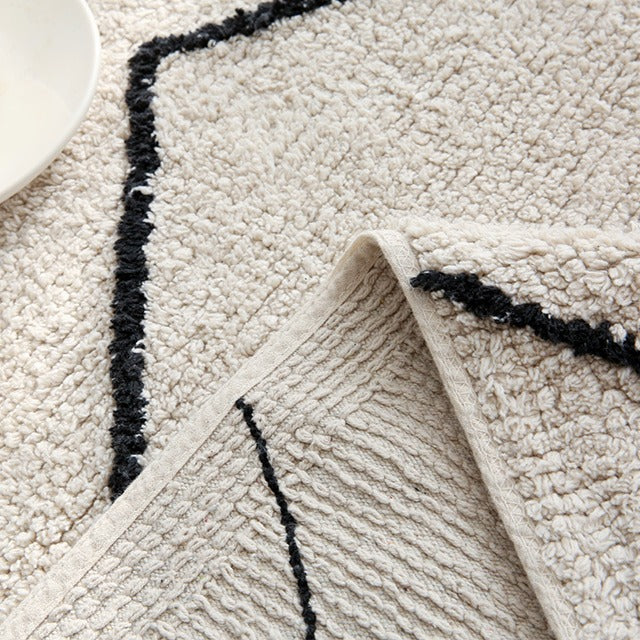 BILLOW ハンドメイドラグ|160x200 cm