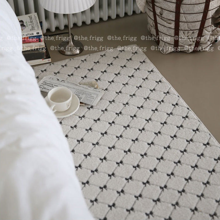 メイズリボン ジャカードラグ|洗えるラグ