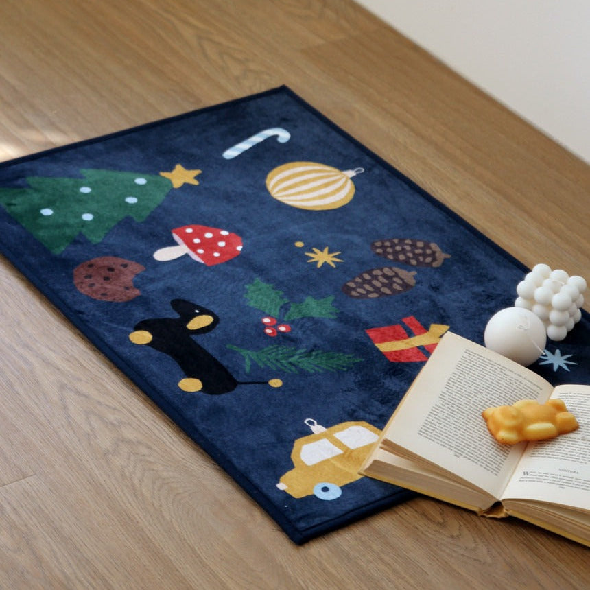 クリスマスモチーフマット|50×70cm