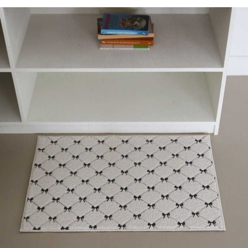 メイズリボン ジャカードラグ|洗えるラグ