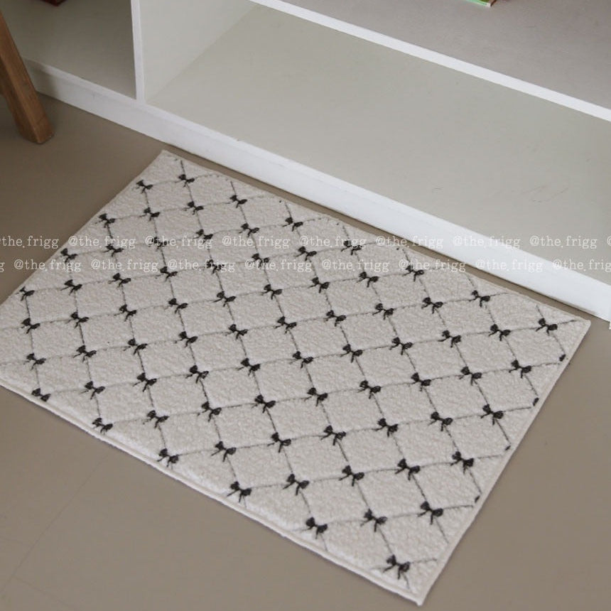 メイズリボン ジャカードラグ|洗えるラグ