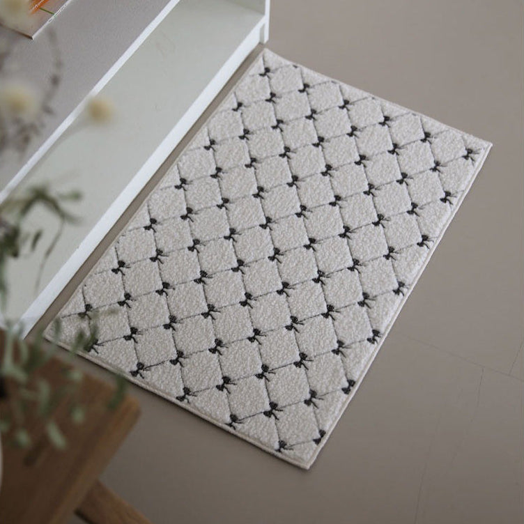 メイズリボン ジャカードラグ|洗えるラグ