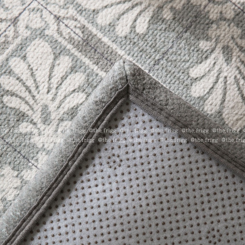 モリンシェニール タイルパターンラグ|洗えるラグ