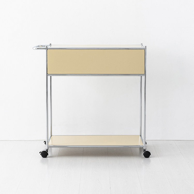 SIMPLIE 移動式収納ラック 2段1ドア|BC646