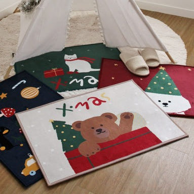 クリスマスモチーフマット|50×70cm